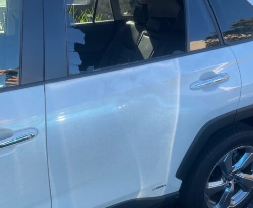 2020 Toyota Rav 4 Driver Rear Door Glass Damaged FD28054 YPY